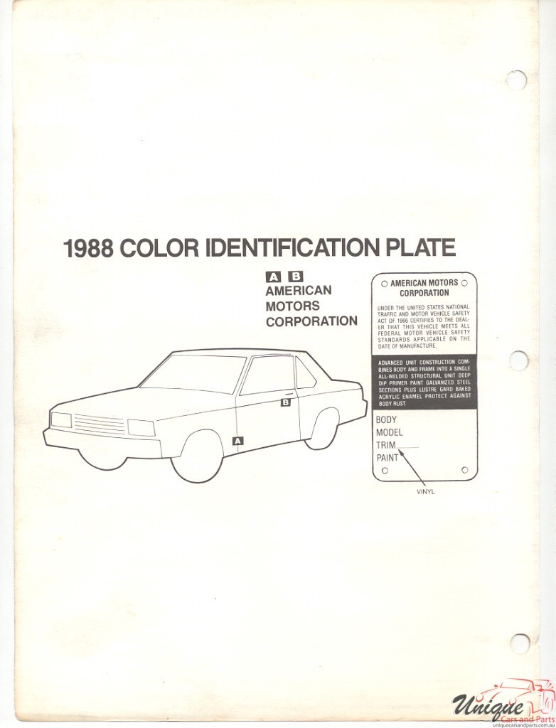 1988 AMC DuPont 1